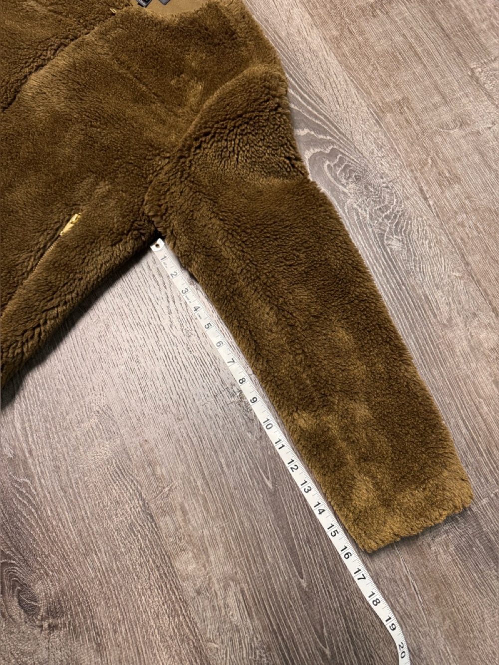 J. Crew Cropped Fleece Teddy Jacket Faux Fur Casual Trendy Cozy. Sz 8. EUC! - Picture 10 of 15